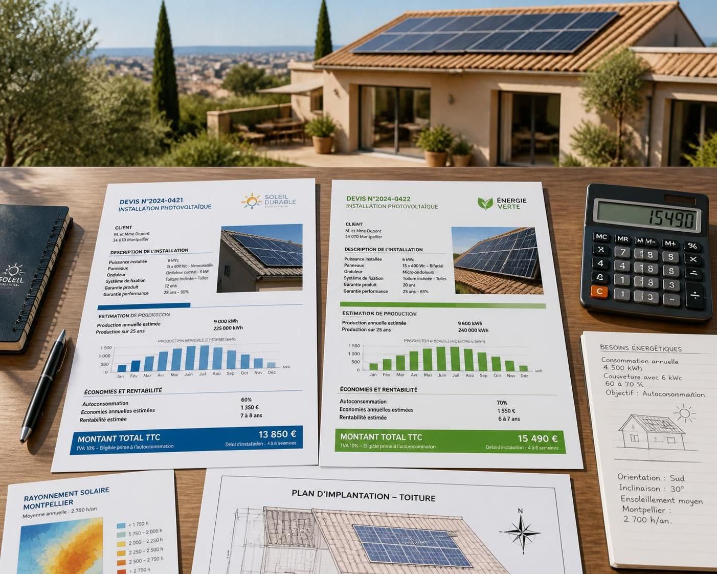 découvrez comment comparer efficacement deux devis pour l'installation de panneaux solaires à montpellier afin de choisir l'offre la plus adaptée à vos besoins et à votre budget.