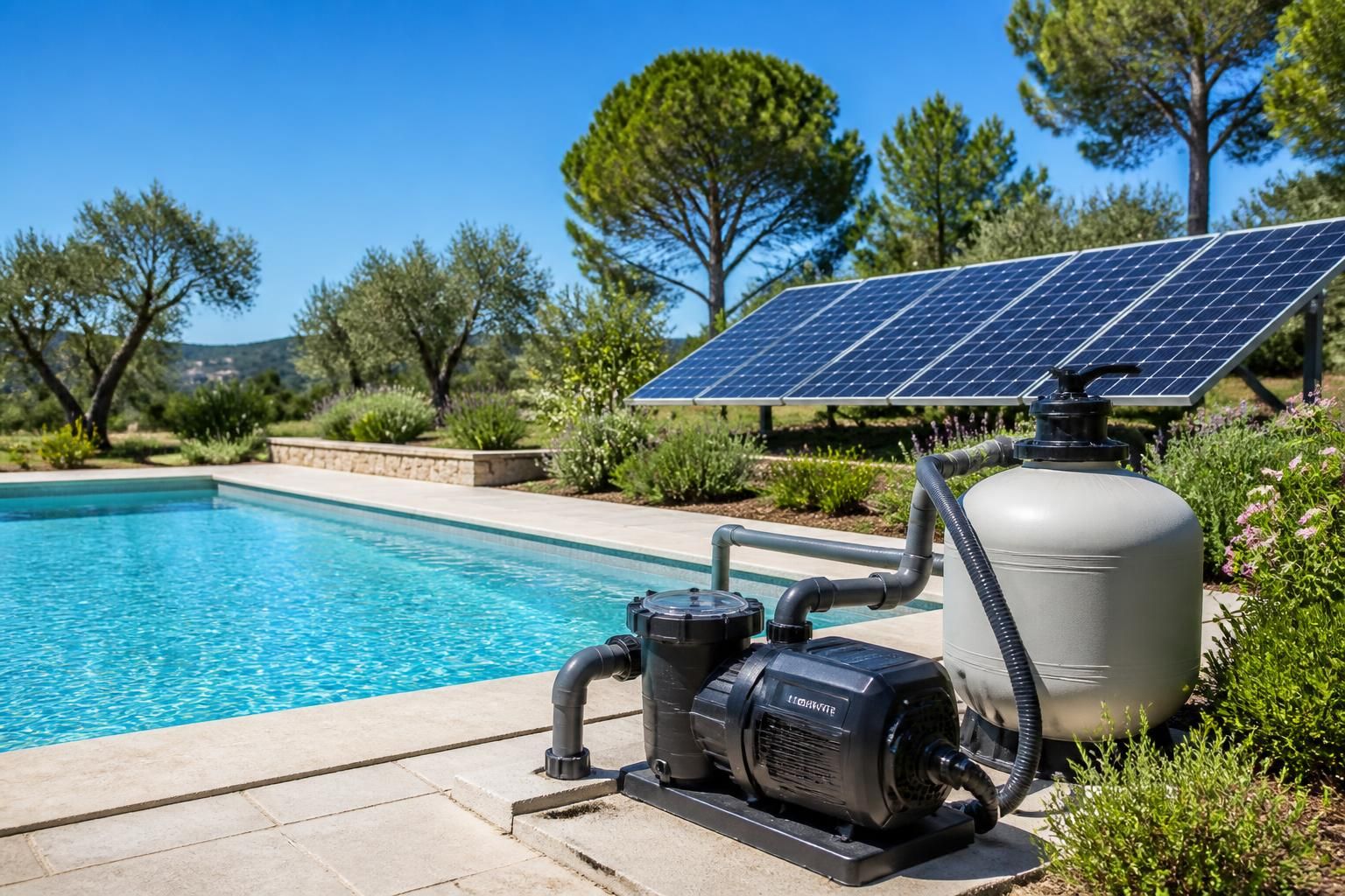 Comment optimiser la consommation d’une pompe de piscine avec des panneaux solaires dans l’hérault