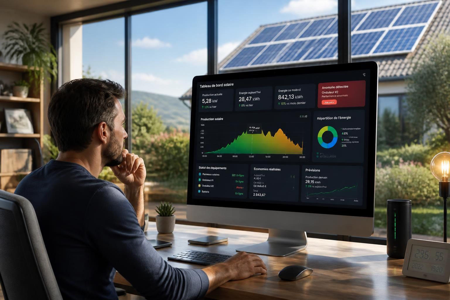 Monitoring solaire : comment suivre sa production et détecter rapidement une anomalie