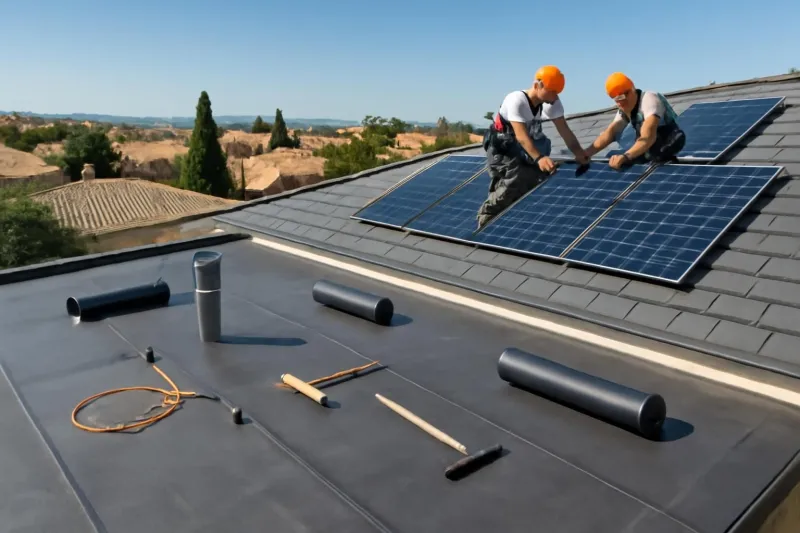 Étanchéité toiture et pose panneaux solaires à béziers : guide complet pour réussir vos travaux