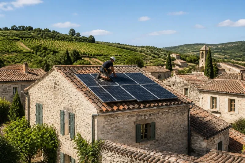 Installer des panneaux solaires dans une maison de village dans l’hérault : contraintes à connaître et solutions adaptées