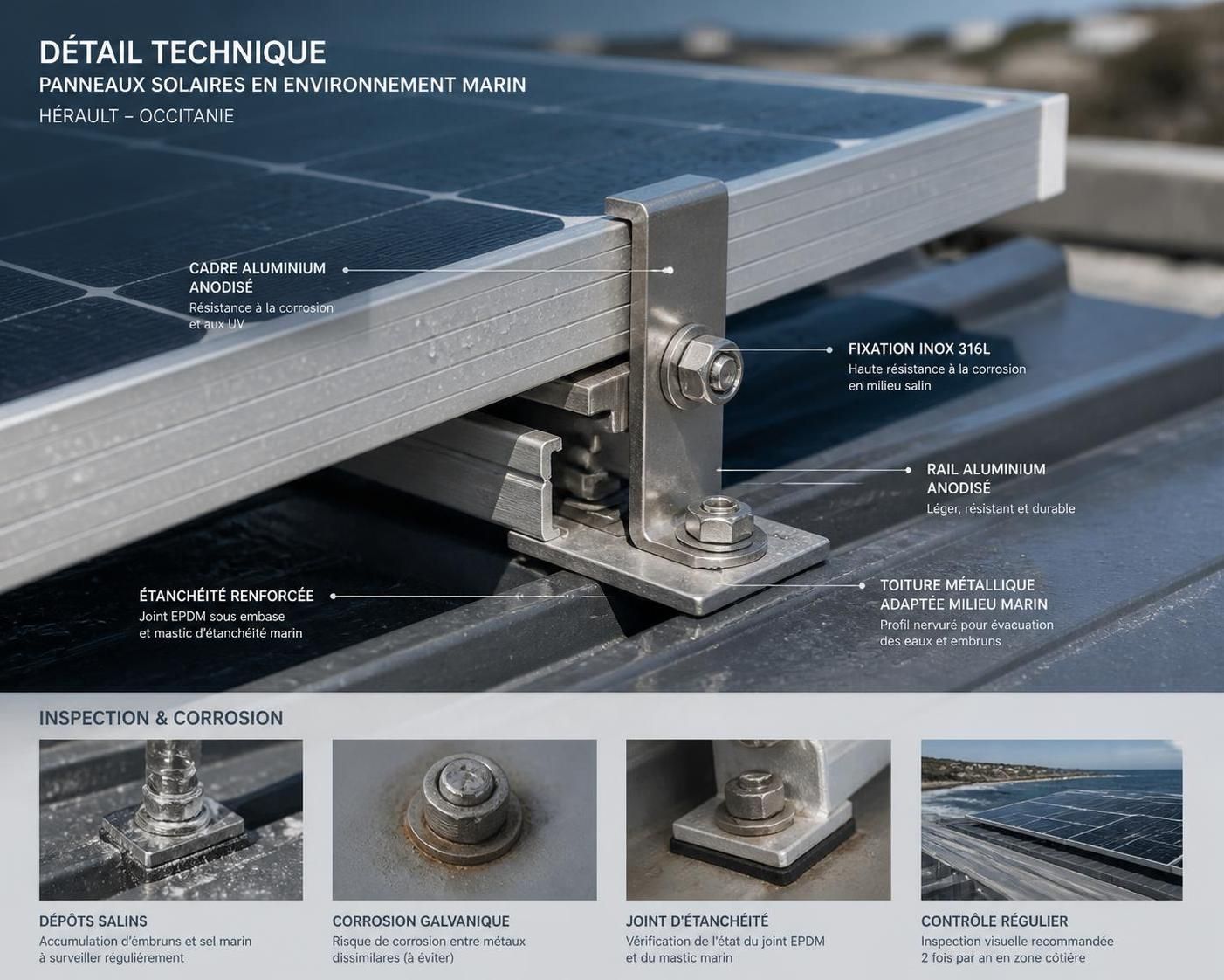 découvrez comment protéger vos panneaux solaires en bord de mer dans l’hérault contre la corrosion, le vent et le sel pour garantir leur efficacité et leur durabilité.