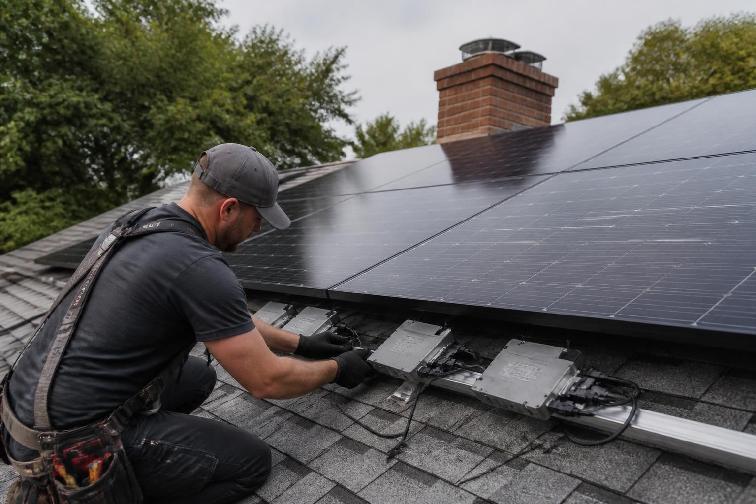 découvrez comment les arbres, cheminées et antennes influencent l'efficacité des panneaux solaires en cas d'ombrage partiel, et apprenez à optimiser leur installation pour une performance maximale.